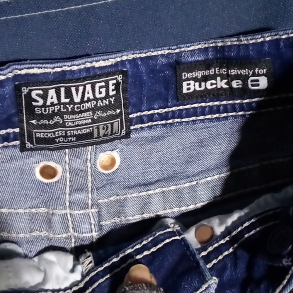 #2114 Buckle jeans Boys size 12L great school jeans no stains or damage - Picture 4 of 4
